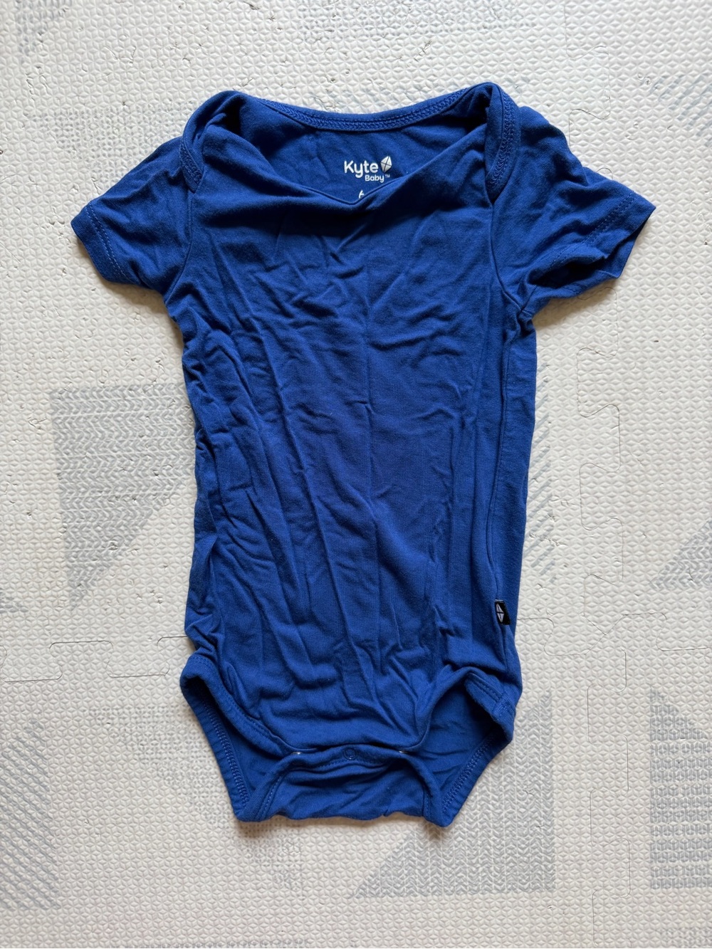 Kyte BABY Royal Blue Short Sleeve Infant One-Piece Bodysuit